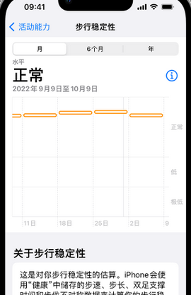 石泉iPhone手机维修如何在iPhone开启'步行稳定性通知'