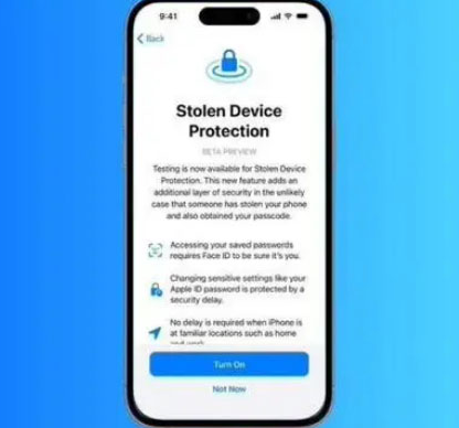 石泉苹果授权维修店分享被盗设备保护功能开启方法 