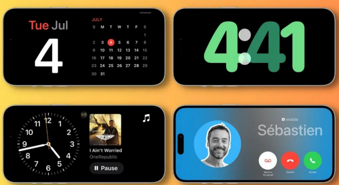 石泉苹果手机维修分享iOS17横屏充电待机显示有什么好处 