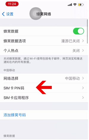 石泉苹果14维修网分享如何给iPhone14的SIM卡设置密码 